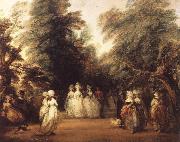 Thomas Gainsborough The Mall in St.James-s Park oil